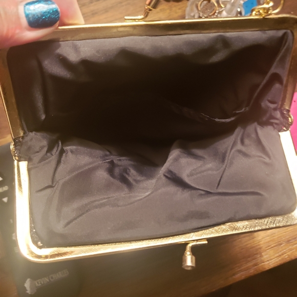 Vintage 1950s Black Beaded Purse, made in Hong Kong - Picture 3 of 5